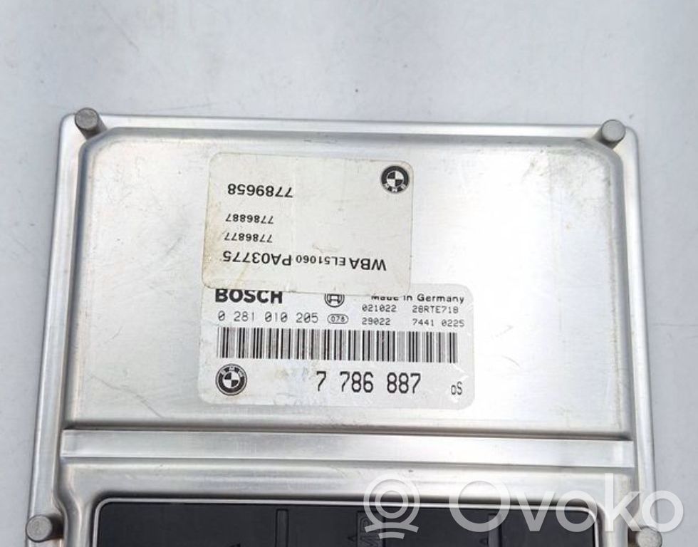 BMW 3 E46 Engine control unit/module 