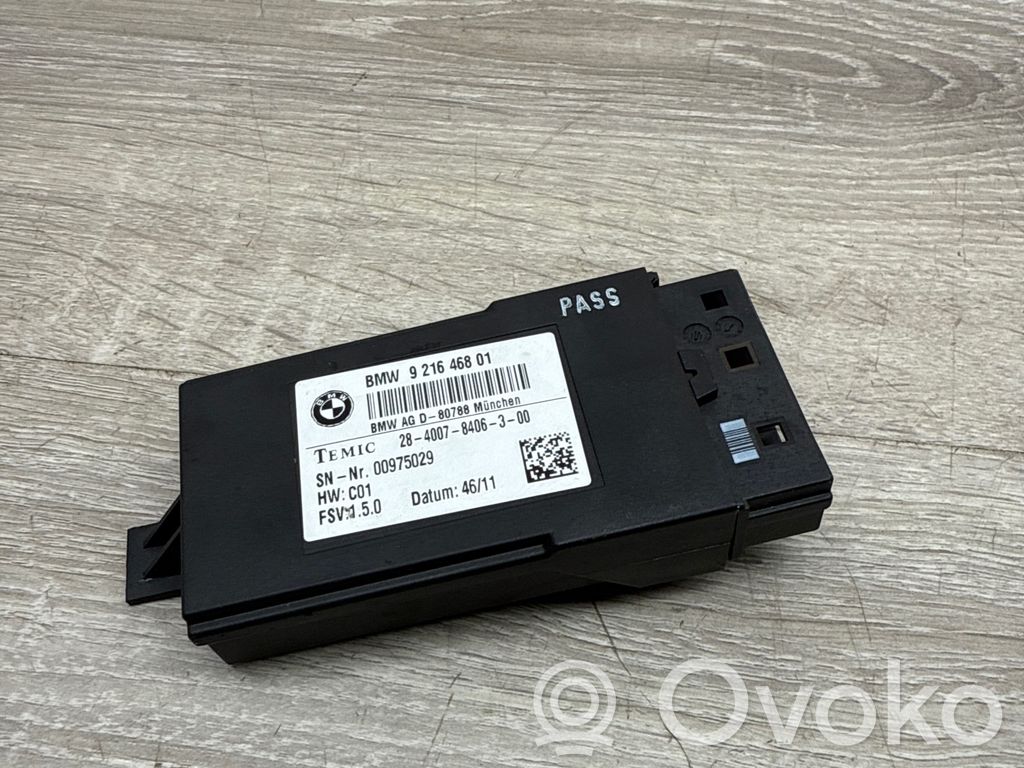 BMW 7 F01 F02 F03 F04 Moduł / Przekaźnik podgrzewania foteli 