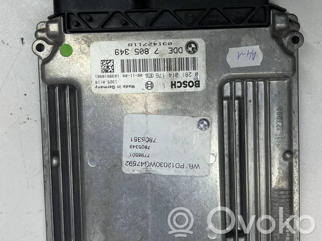 BMW 5 E60 E61 Unidad de control/módulo del motor 