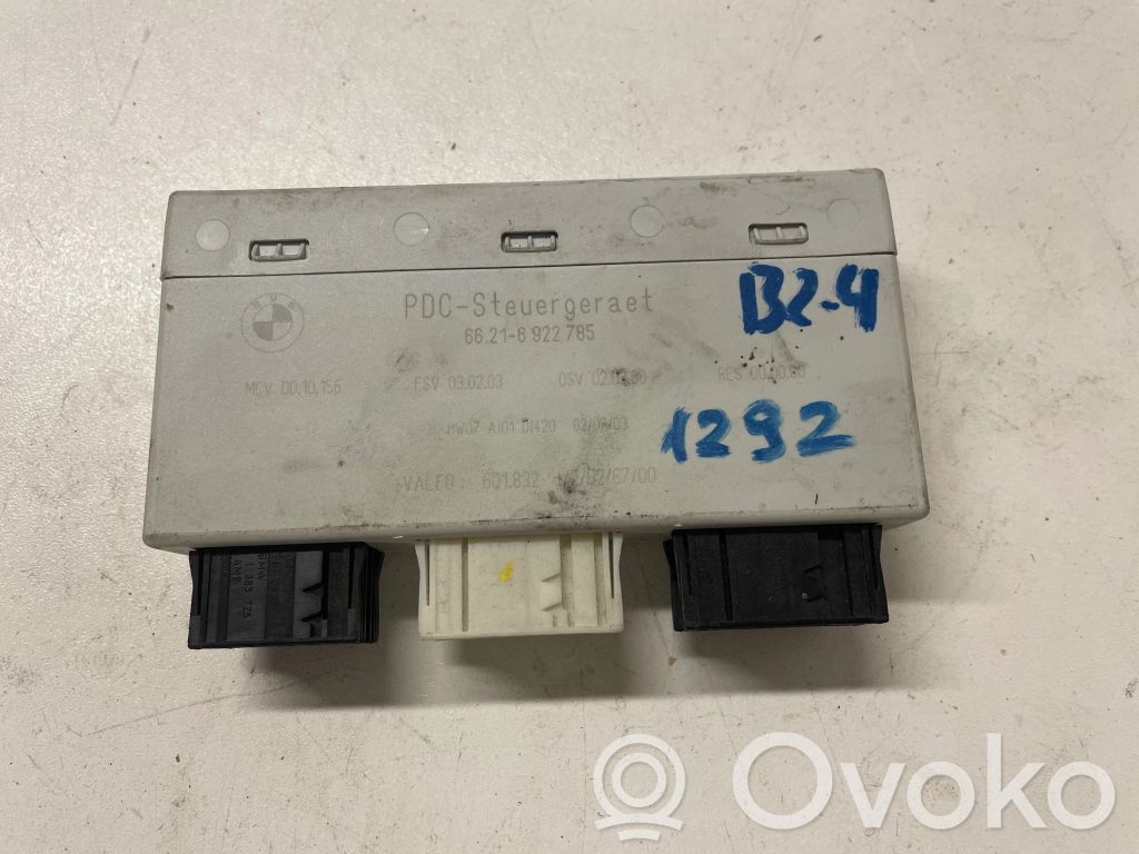 BMW 5 E60 E61 Parkošanas (PDC) vadības bloks 
