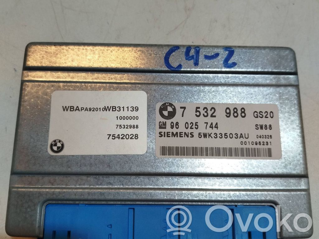 BMW X3 E83 Unitate/modul de control cutie de viteze 