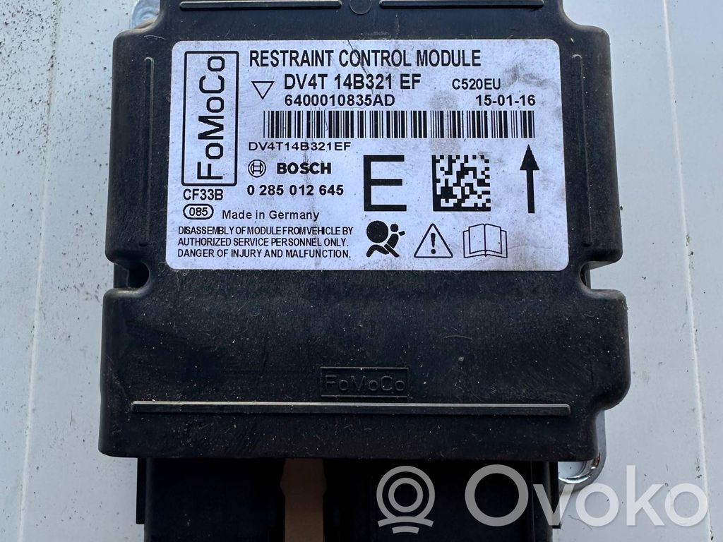 Airbag control unit/module   DV4T14B321EF