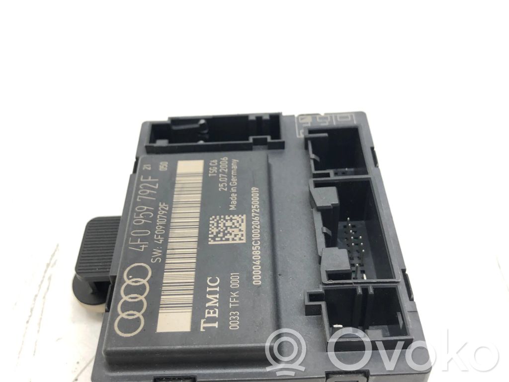 Unité de commande module de porte   4F0959792F,25072006,4F0910792F