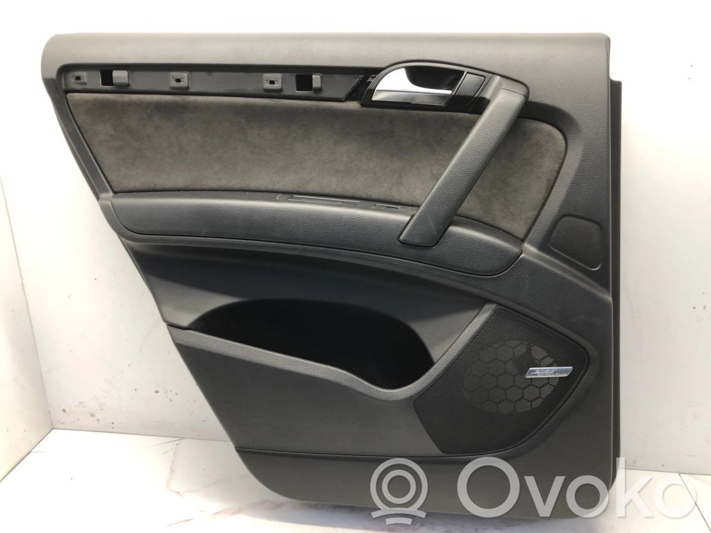 Audi Q7 4L Moldura del tarjetero de la puerta trasera 