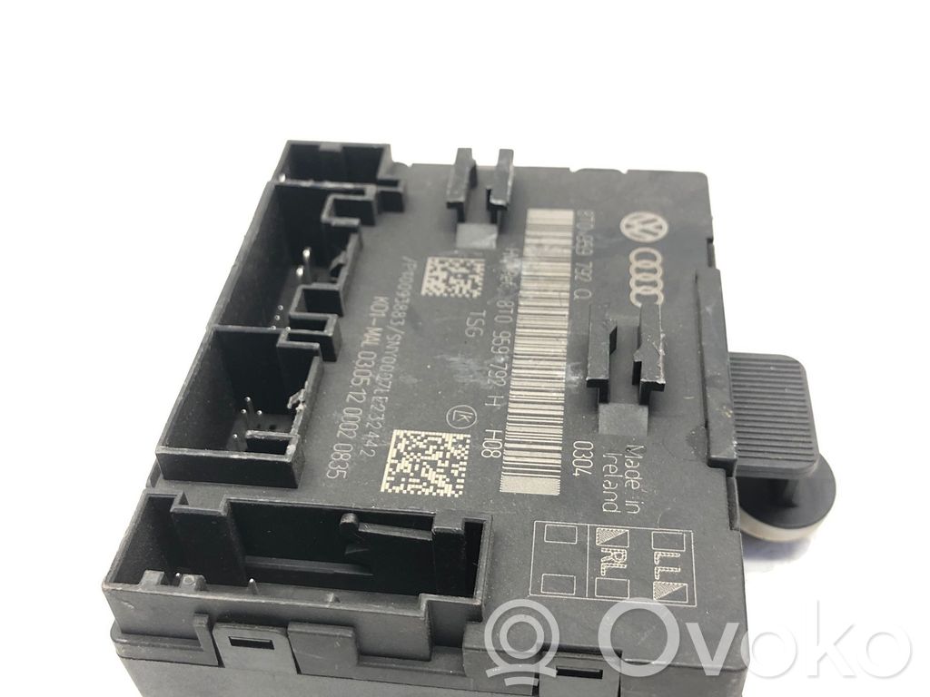 Audi A5 Sportback 8TA Door control unit/module 