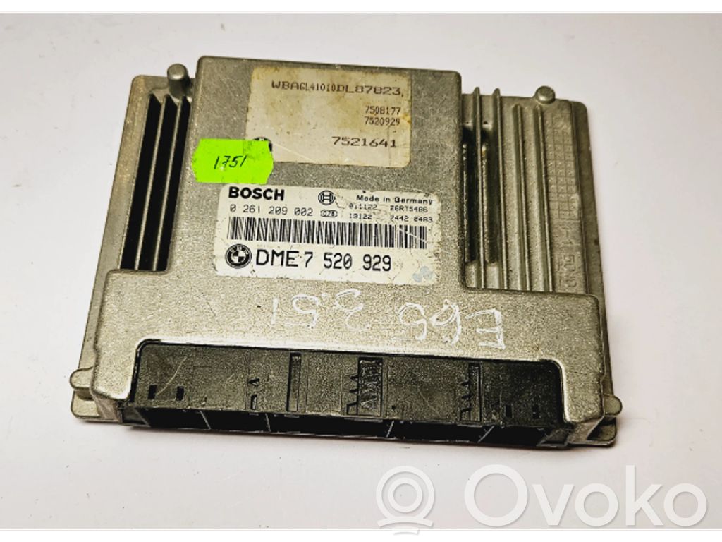 Moottorin ohjainlaite/moduuli   7520929,0261209002
