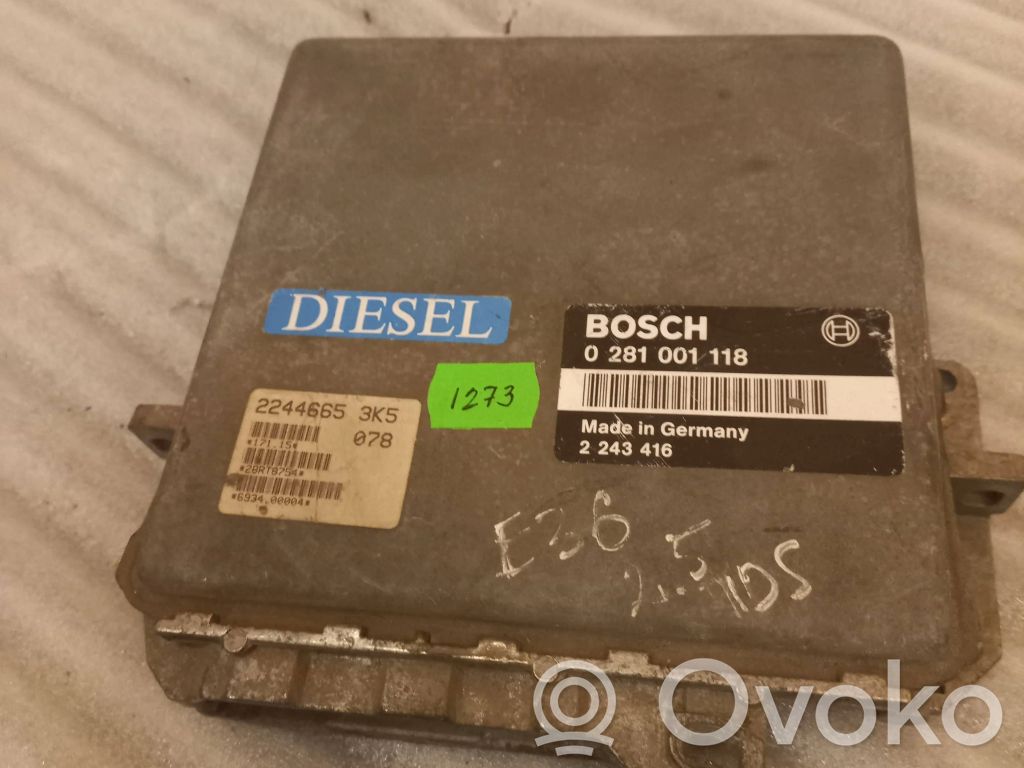 BMW 3 E36 Motorsteuergerät/-modul 
