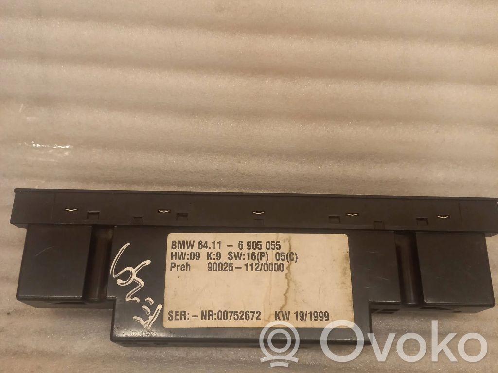 BMW 5 E39 Climate control unit 