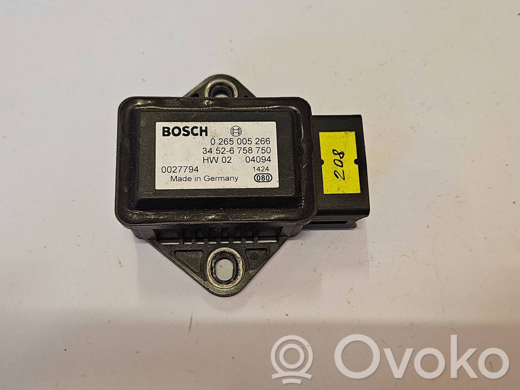 ESP acceleration yaw rate sensor   6758750