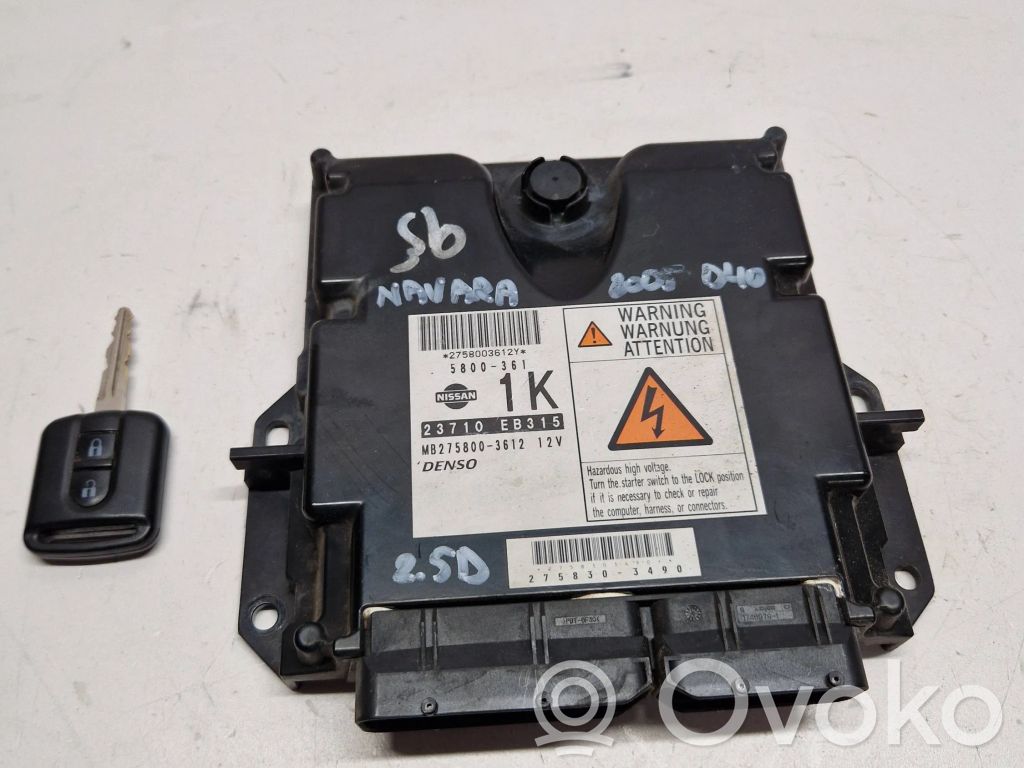 Engine control unit/module   23710EB315,MB2758003612,5800361