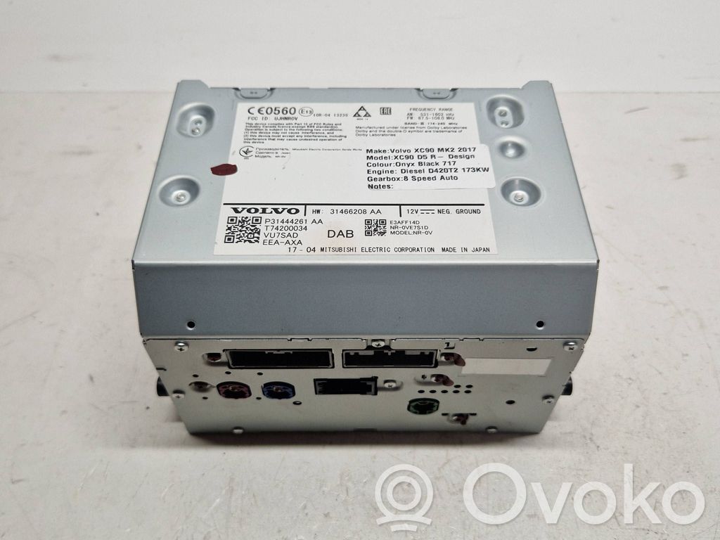 Volvo XC90 Panel / Radioodtwarzacz CD/DVD/GPS 