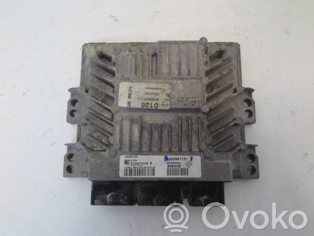 Renault Clio III Unidad de control/módulo del motor 