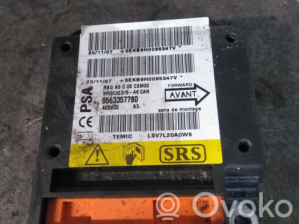 Citroen C2 Airbag control unit/module 