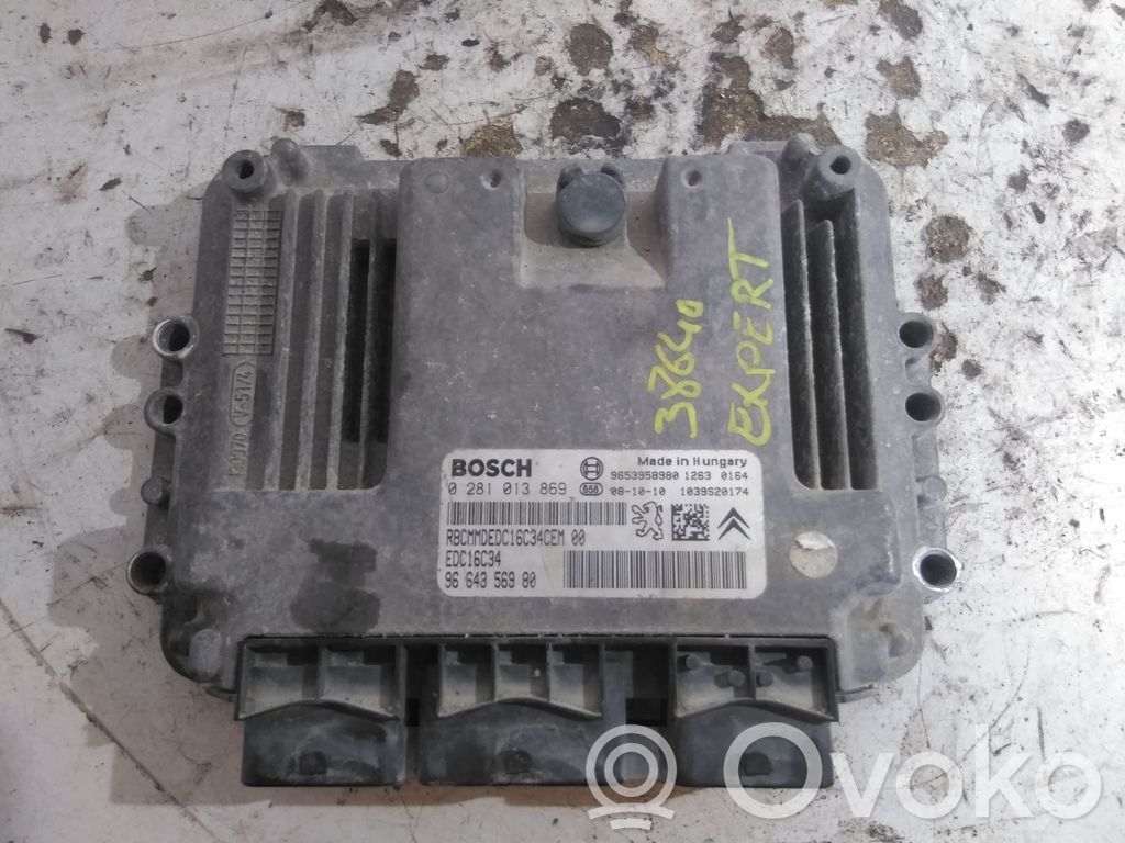 Peugeot Expert Engine ECU kit and lock set 