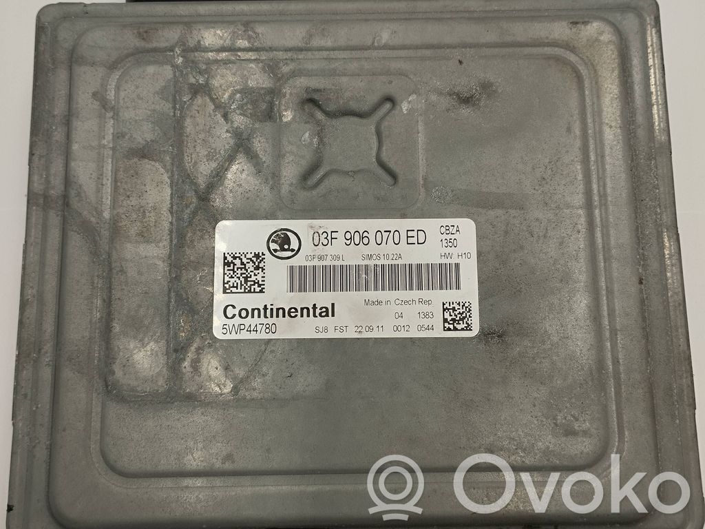 Engine control unit/module   03F906070ED,03F907309L,5WP44780