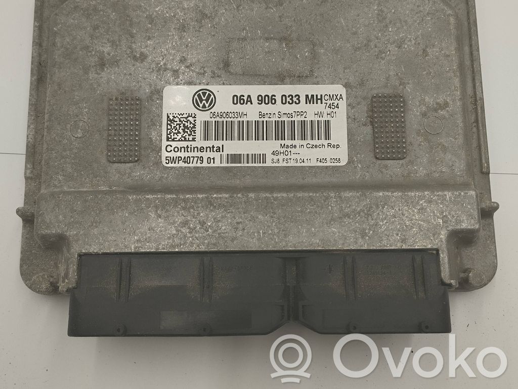 Engine control unit/module ECU   06A906033MH,06A906033M,5WP4077901