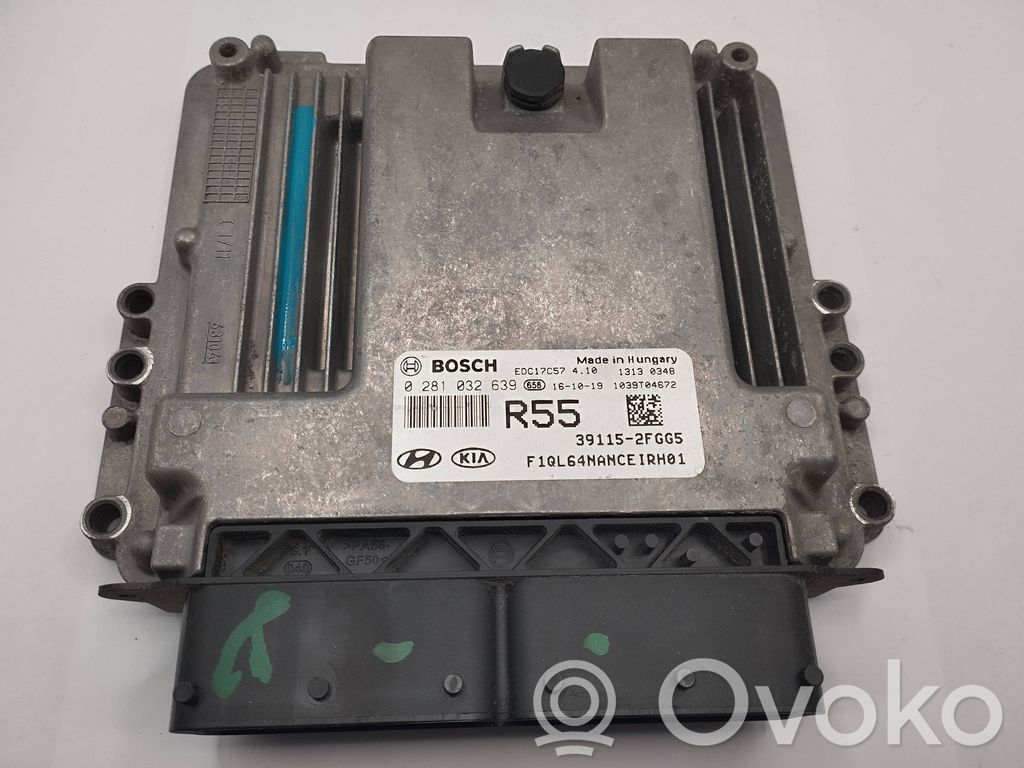 Engine control unit/module   0281032639,EDC17C57,391152FGG5