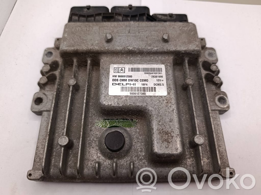 Engine control unit/module   9666912580,28381996,9806127380