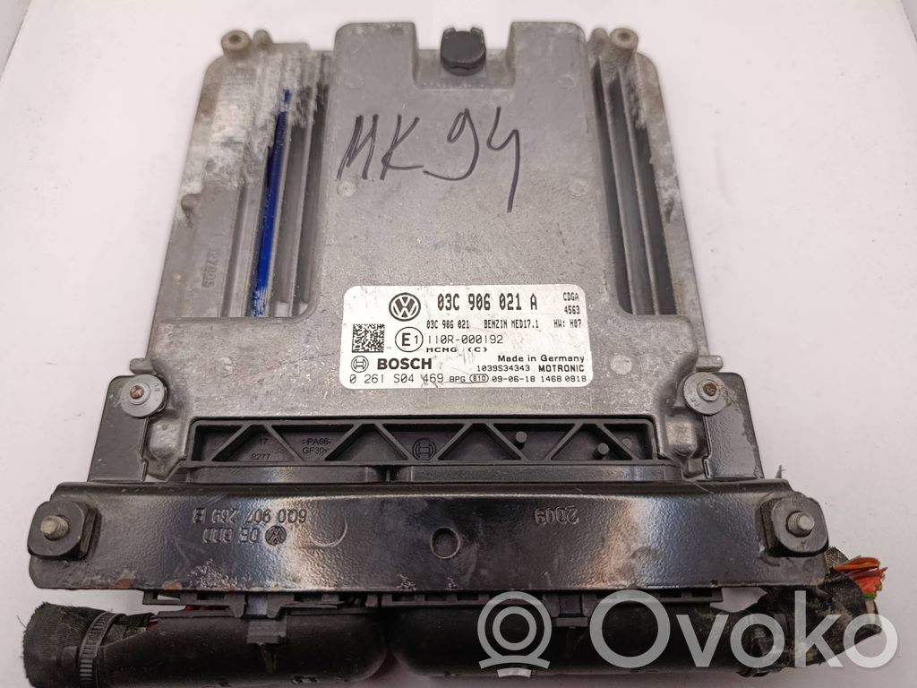 Engine control unit/module   03C906021A,03C906021,0261S04469