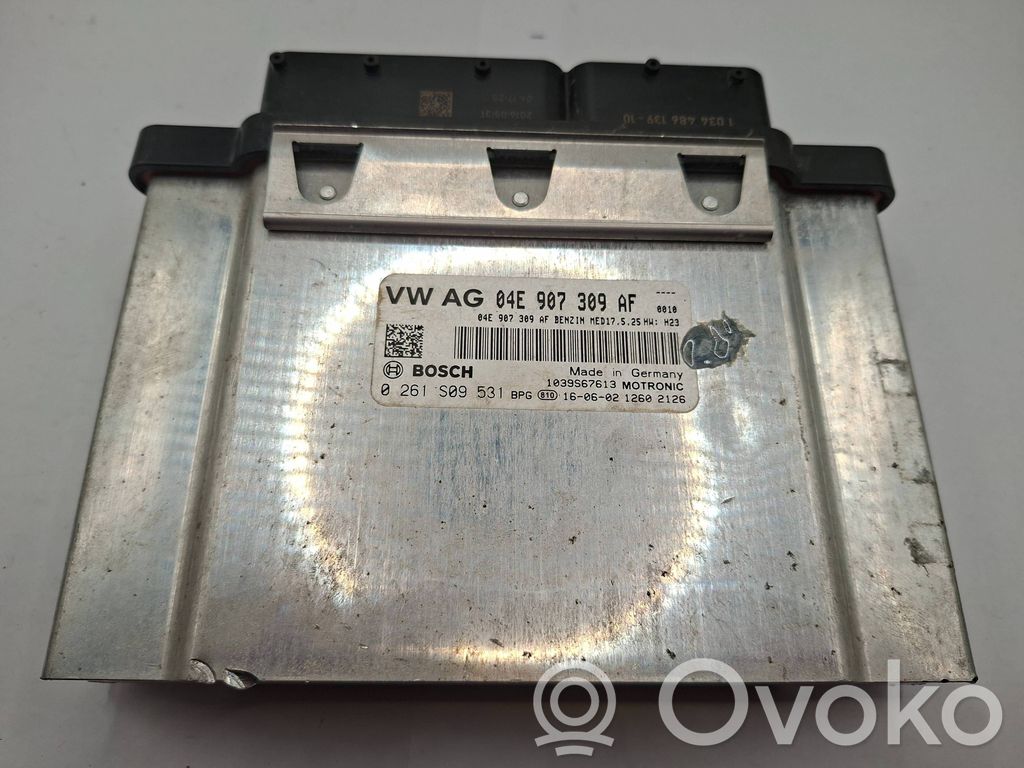 Engine control unit/module   04E907309AF,0261S09531