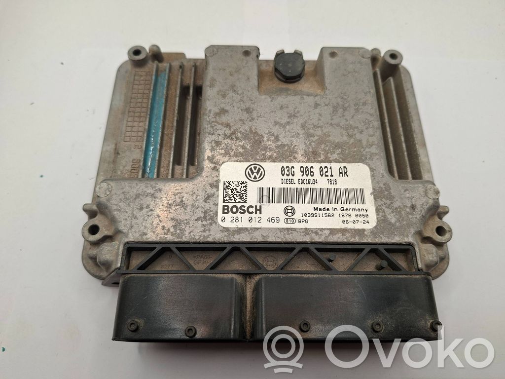 Engine control unit/module   03G906021AR,1039S11562,0281012469