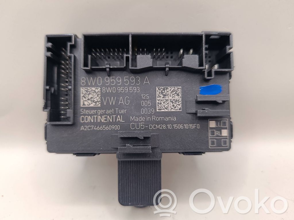 Door control unit/module   8W0959593A,8W0959593,A2C7466560900