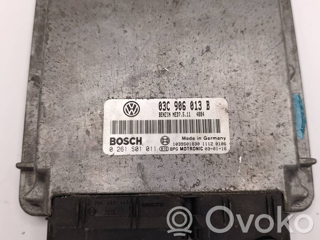 Volkswagen Polo IV 9N3 Unitate/modul de control motor 