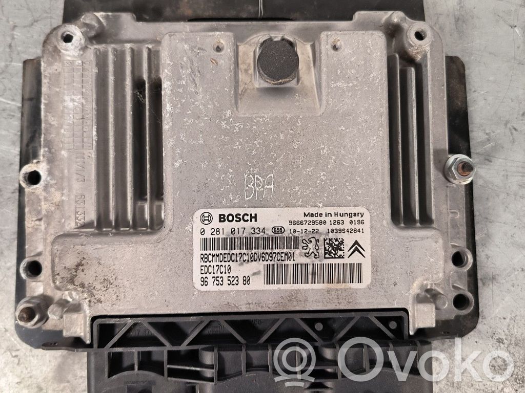 Peugeot Partner Engine control unit/module 