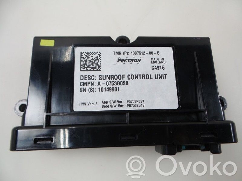 Autres unités de commande / modules   100751200B,A0753G02B,100751200B,10149901,A0753G02B