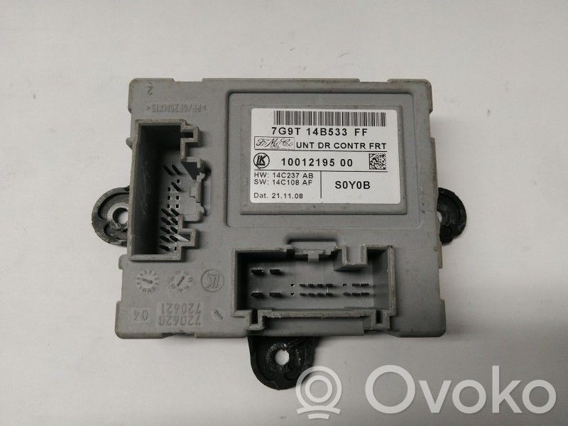 Door central lock control unit/module   7G9T14B533FF,1001219500,1001219500,7G9T14B533FF