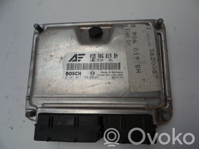 Unité de commande / module d'injection   038906019BH,0281011199,0281011199,038906019BH