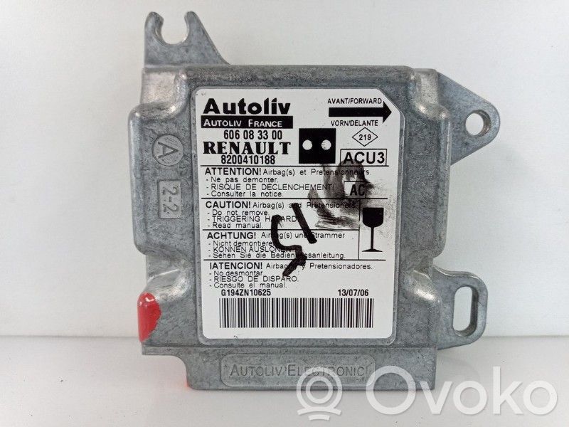 Renault Kangoo I Unitate/modul de comandă airbaguri 