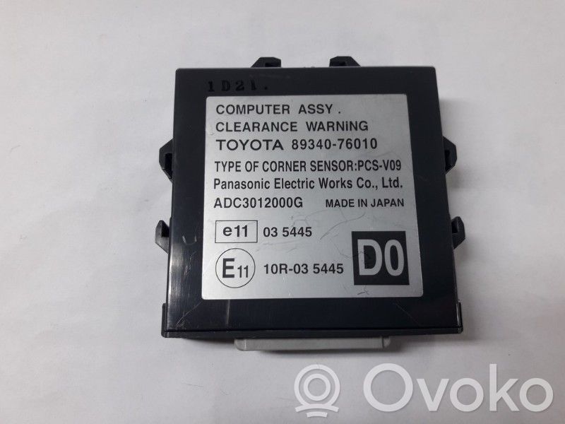 Parking PDC control unit/module   8934076010,8934076010