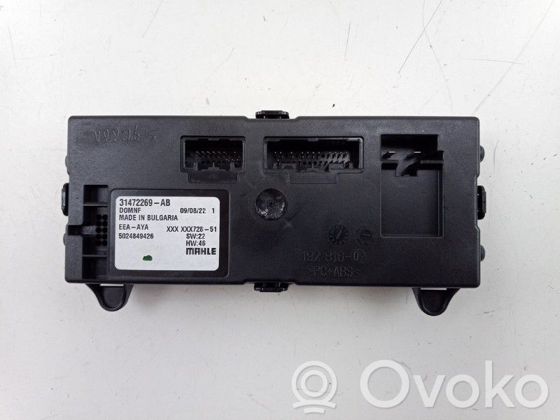 Volvo V60 Ilmastoinnin ohjainlaite