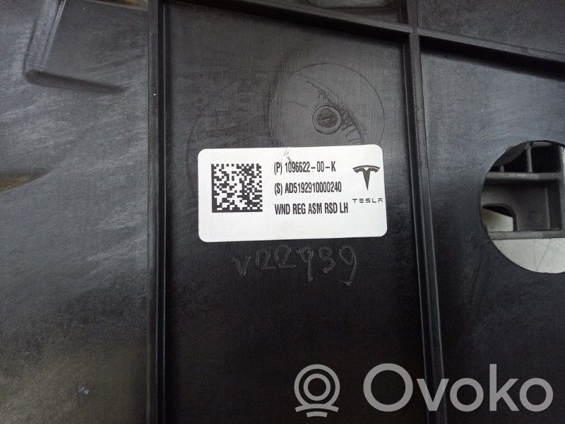 Regulador manual de la ventanilla trasera   109662200K,109662200K