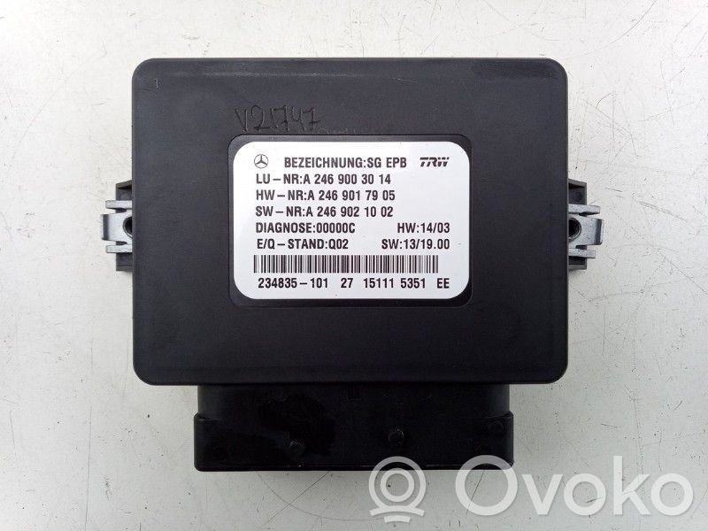 Mercedes-Benz B W246 W242 Moduł / Sterownik hamulca ręcznego 