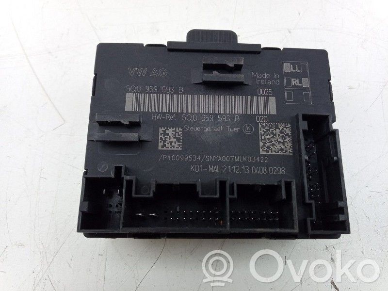Volkswagen Golf VII Centralina/modulo chiusura centralizzata portiere 
