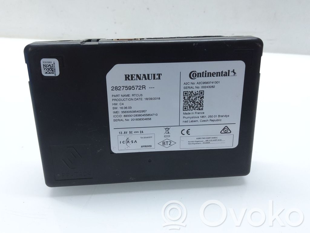 Renault Clio IV GPS navigation control unit/module 