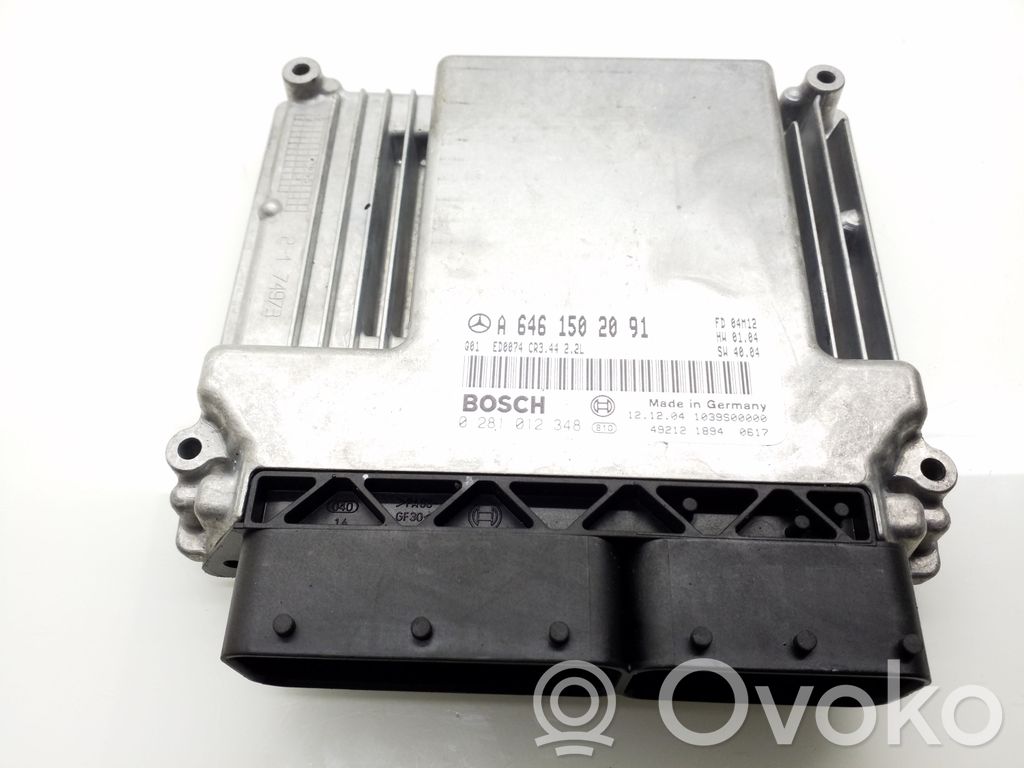 Engine control unit/module   A6461502091,0281012348