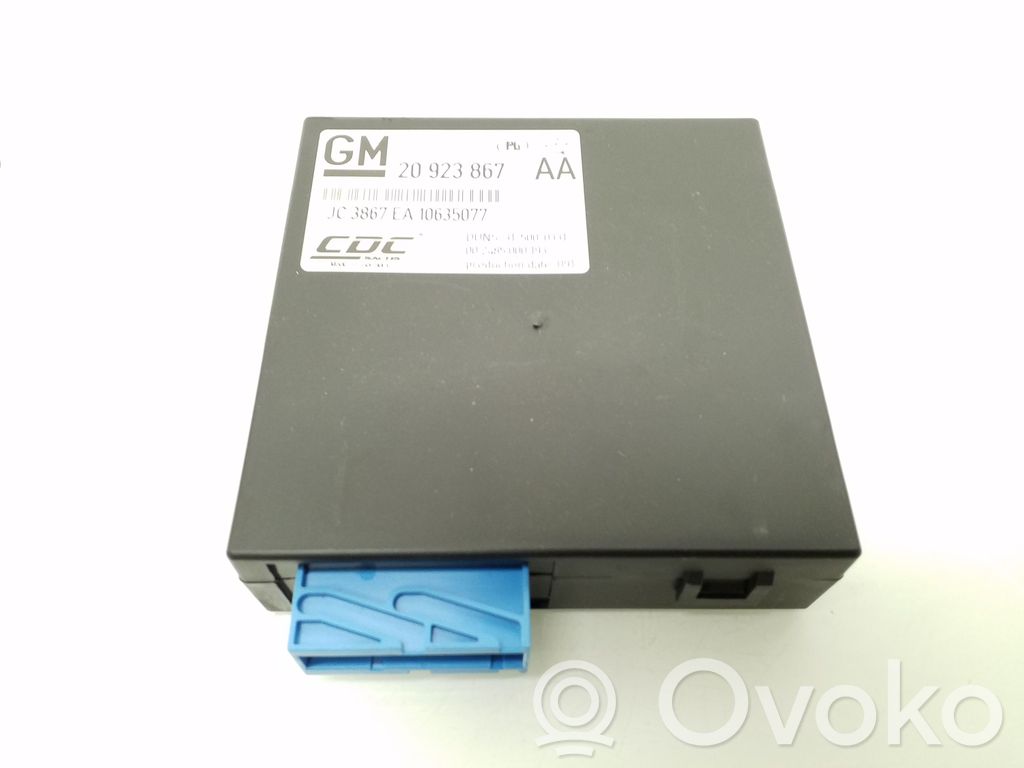 Module de commande suspension   20923867AA