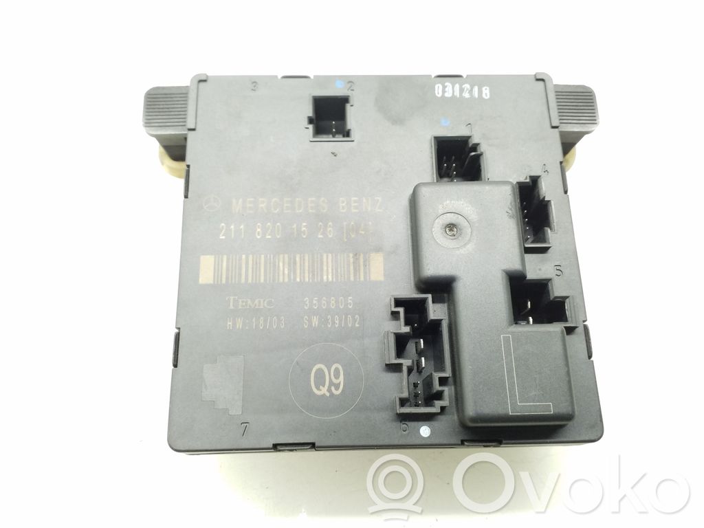 Mercedes-Benz E W211 Door control unit/module 