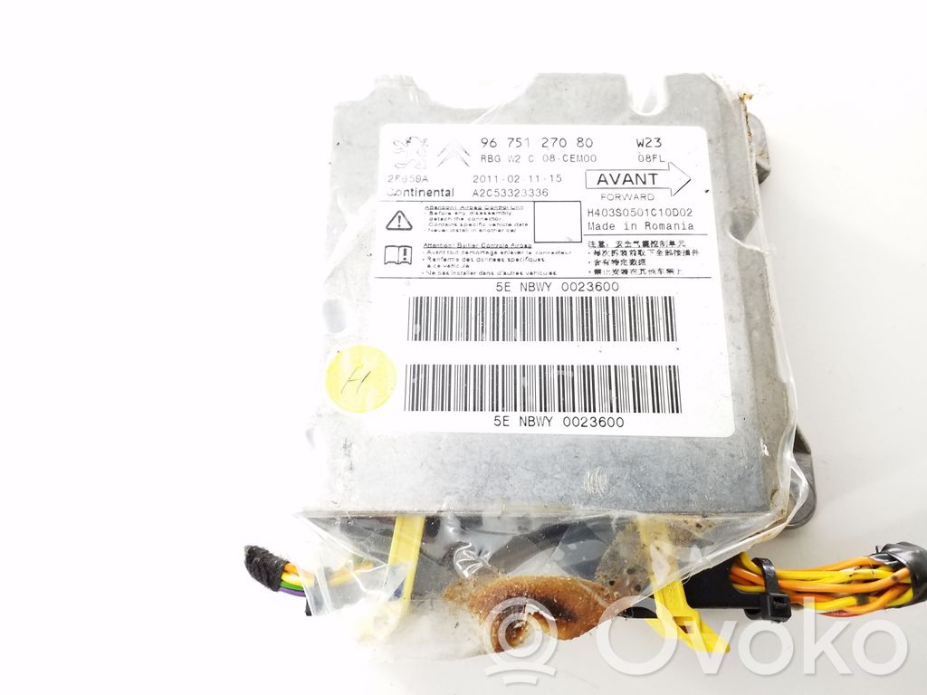 Peugeot 508 Airbag control unit/module 