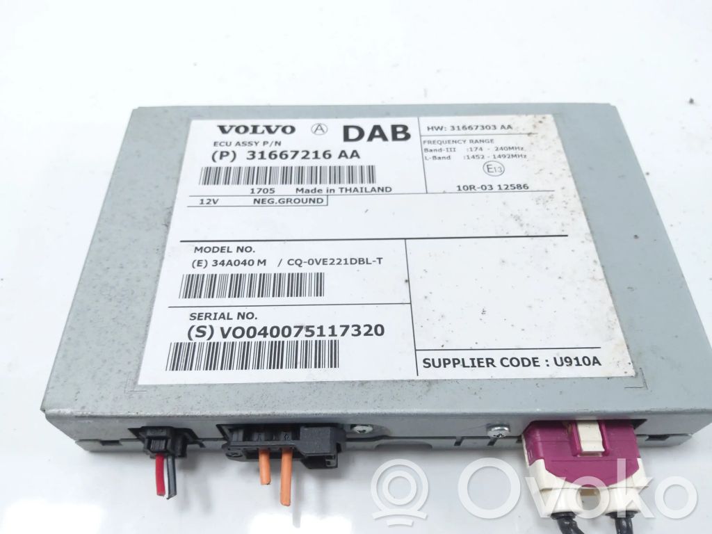 Volvo V70 Wzmacniacz audio 