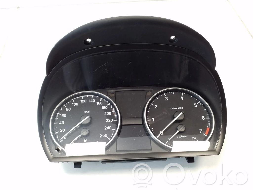 BMW 3 E90 E91 Spidometrs (instrumentu panelī) 