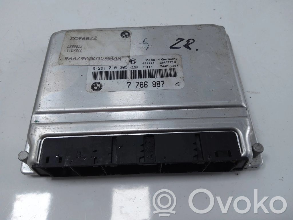 Unidad de control/módulo del motor   7786887,28RTE718,0281010205
