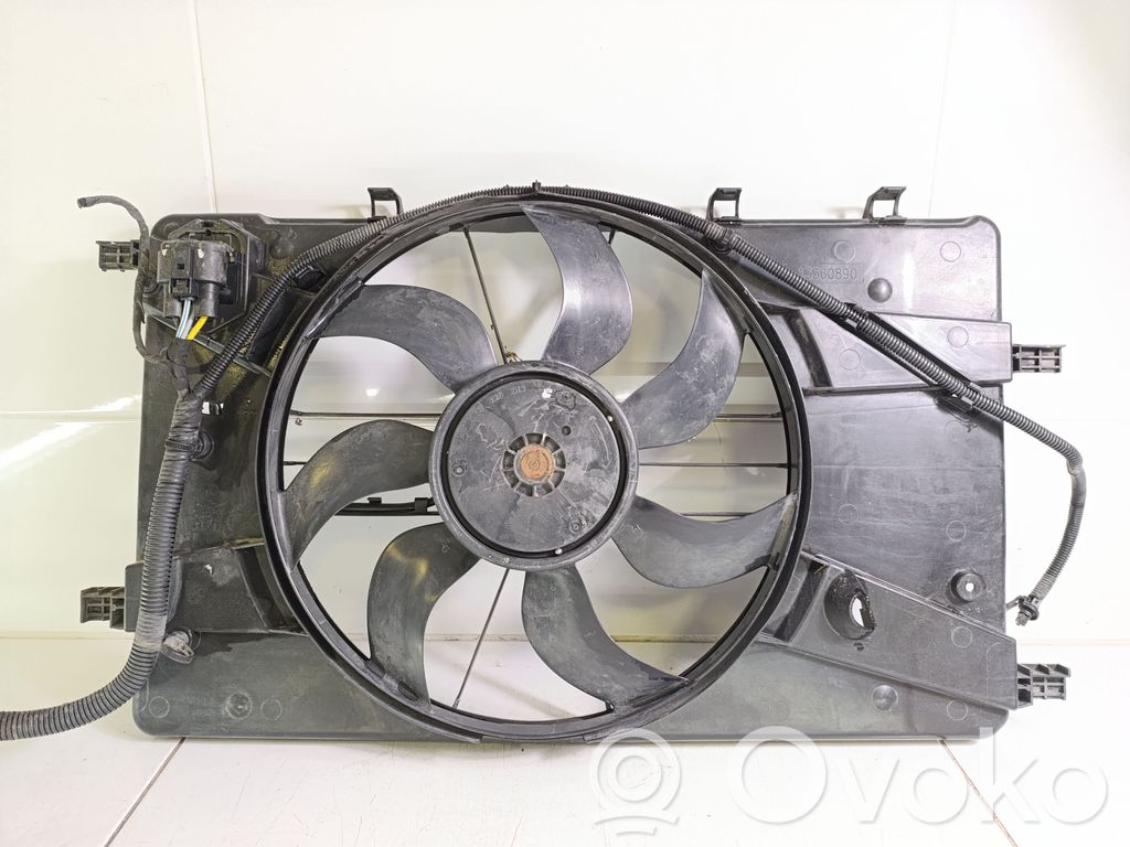 Opel Astra J Elektryczny wentylator chłodnicy 