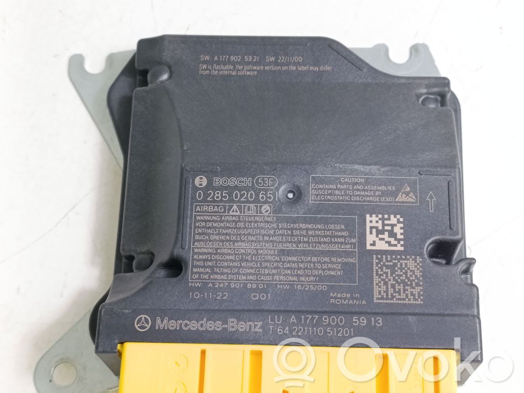 Mercedes-Benz EQB Airbag control unit/module 