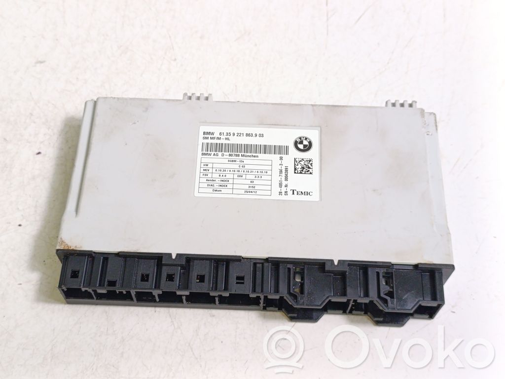 BMW X5 E70 Seat control module 