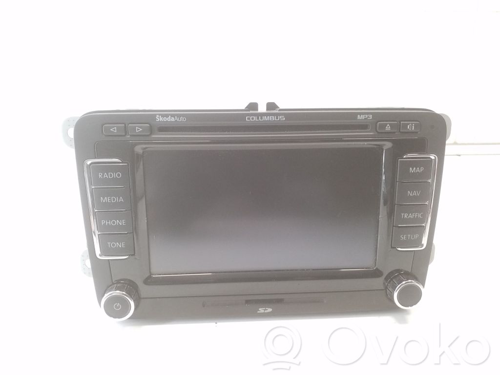 Skoda Superb B6 (3T) Unità principale autoradio/CD/DVD/GPS 
