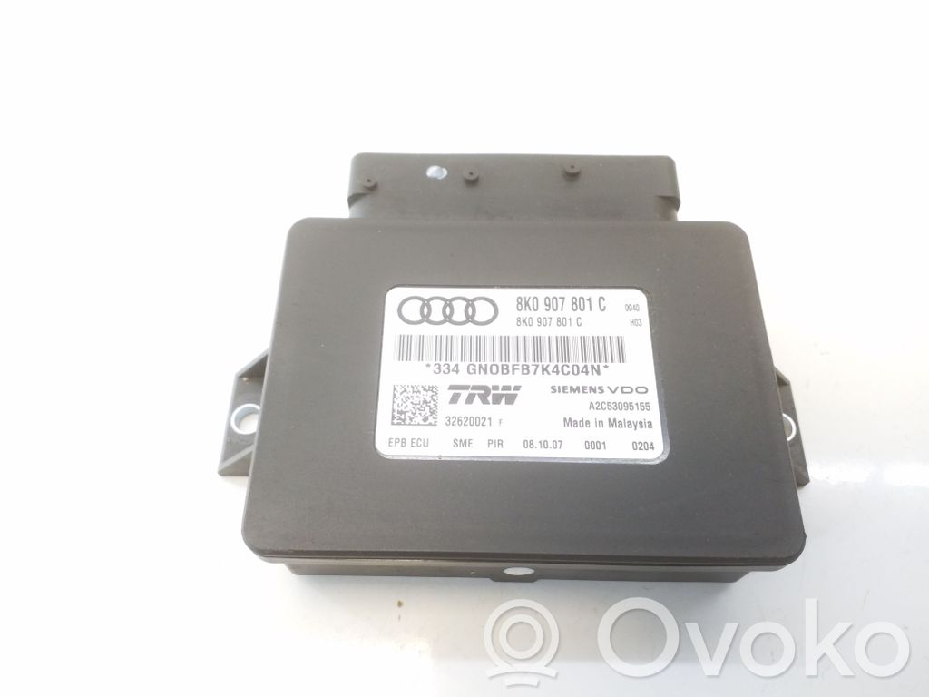 Audi A4 S4 B8 8K Module de commande de frein à main 